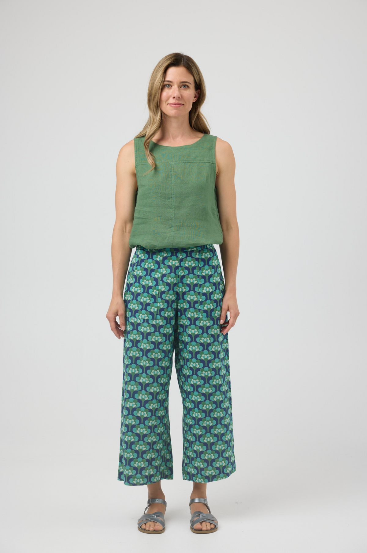CAKE Romy Pant in Broccoli
