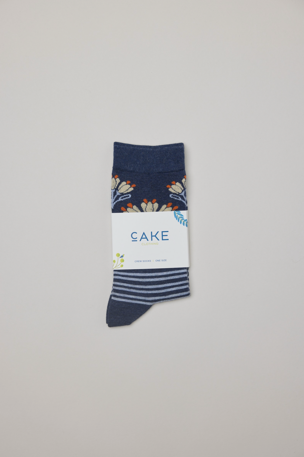 CAKE Crew Socks in French Flower