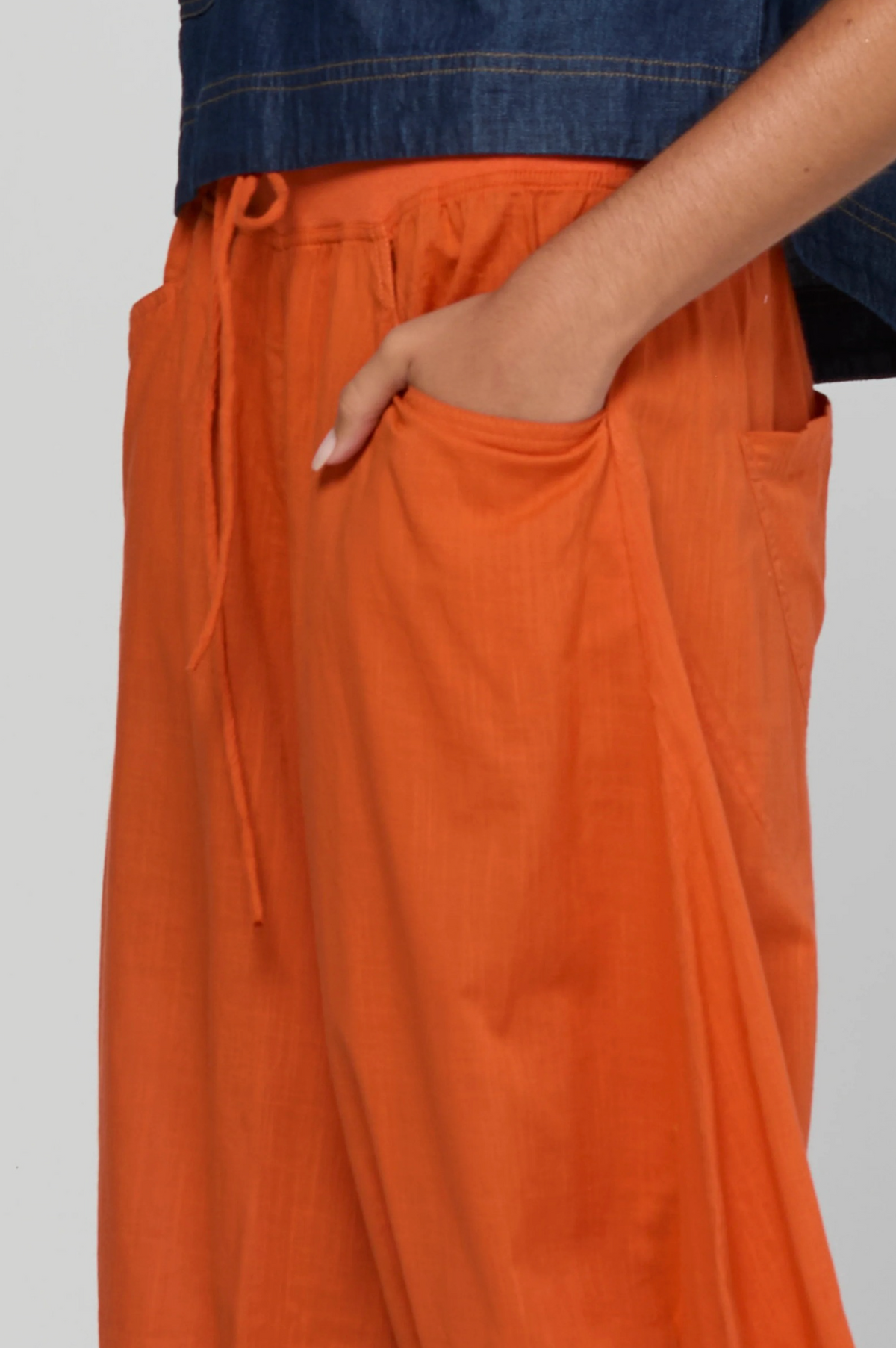 Boom Shankar Guru pants in Rust