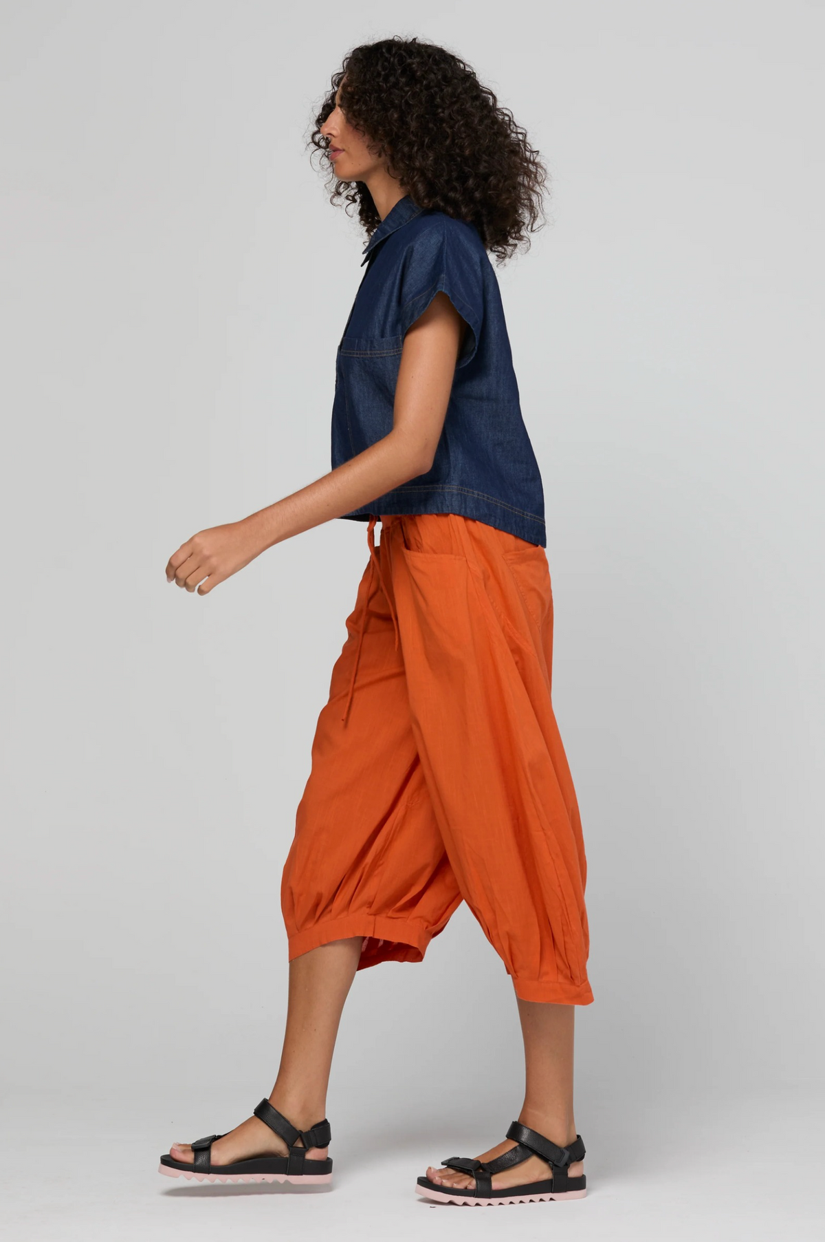 Boom Shankar Guru pants in Rust