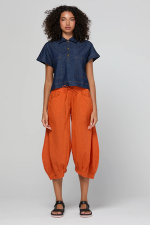 Boom Shankar Guru pants in Rust