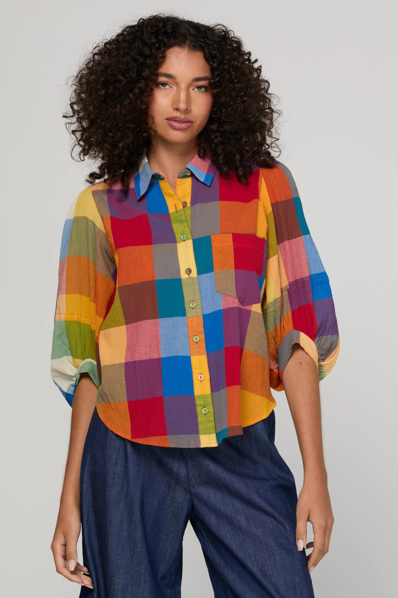 Boom Shankar Pari Shirt in Kingston Check