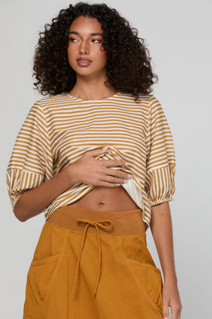 Boom Shankar Guru Skirt in Turmeric