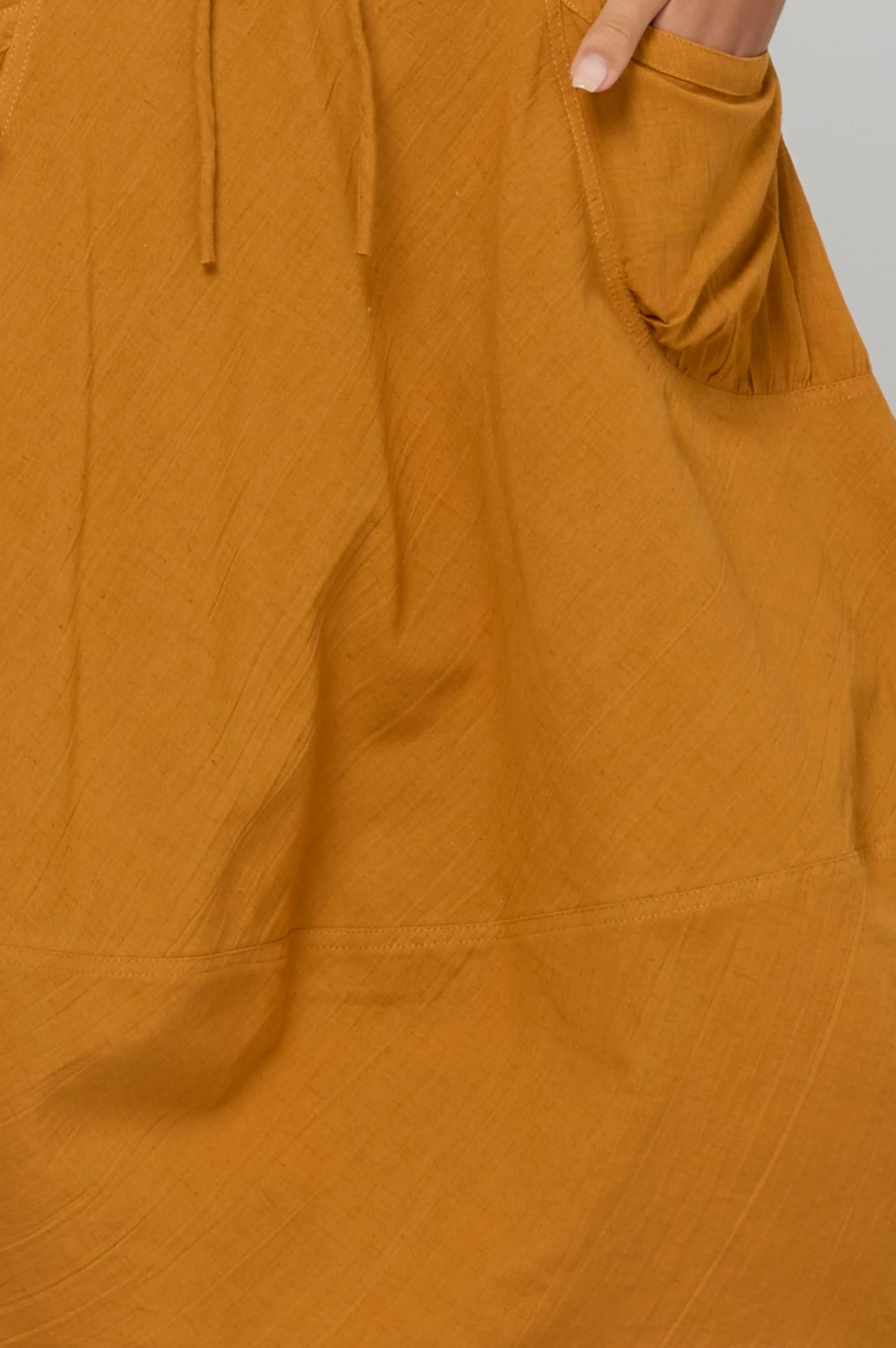 Boom Shankar Guru Skirt in Turmeric