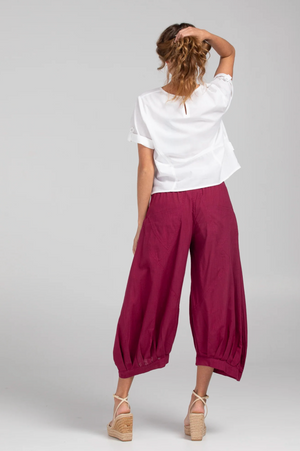 Boom Shankar Guru pants in Magenta