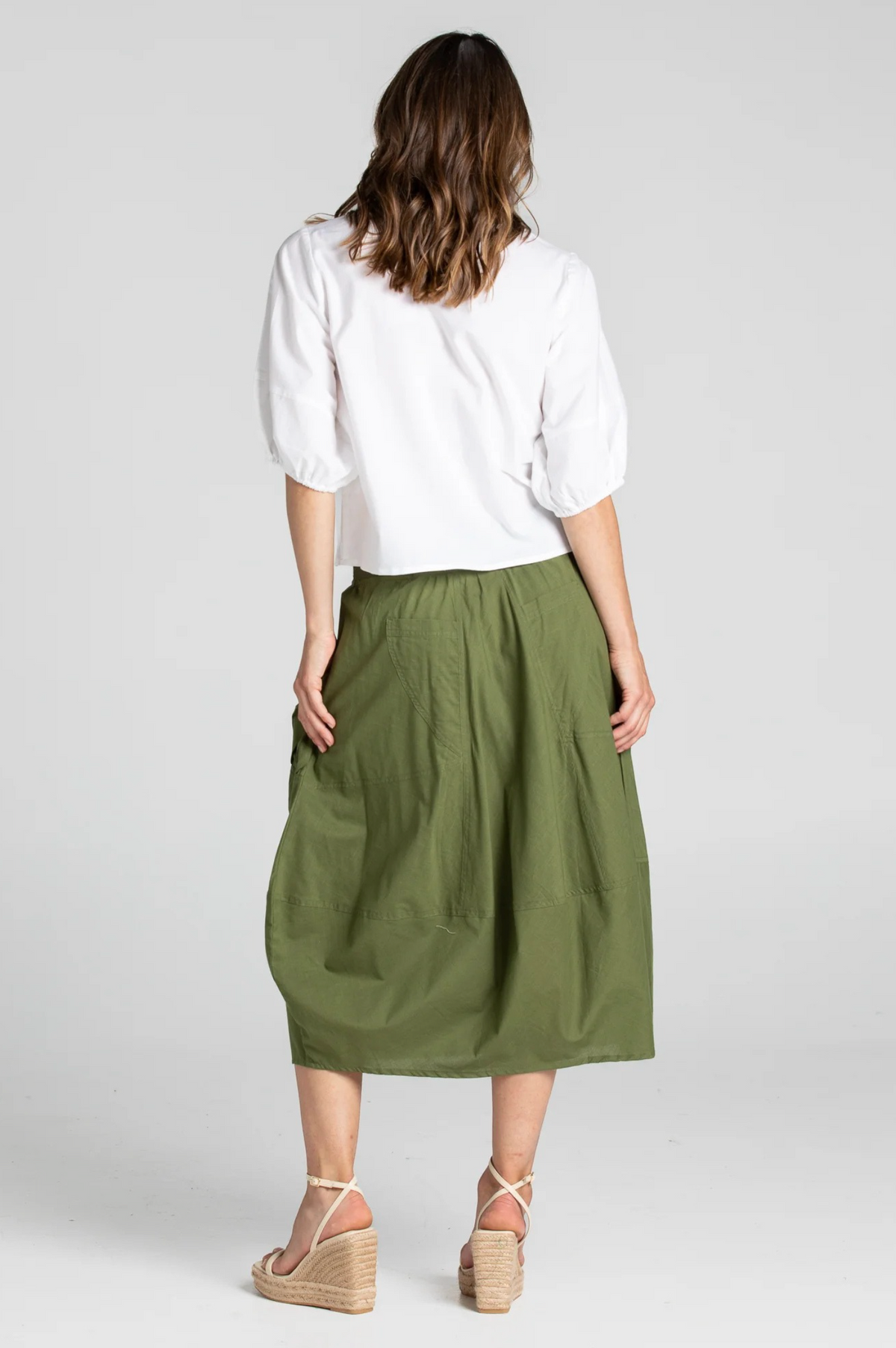 Boom Shankar Guru Skirt in Khaki