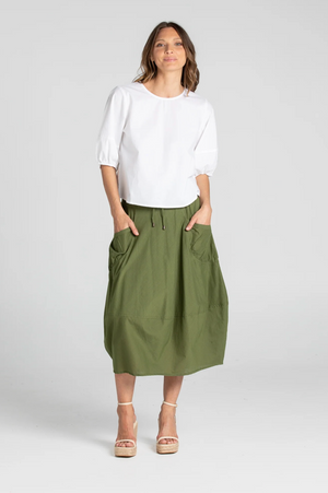 Boom Shankar Guru Skirt in Khaki