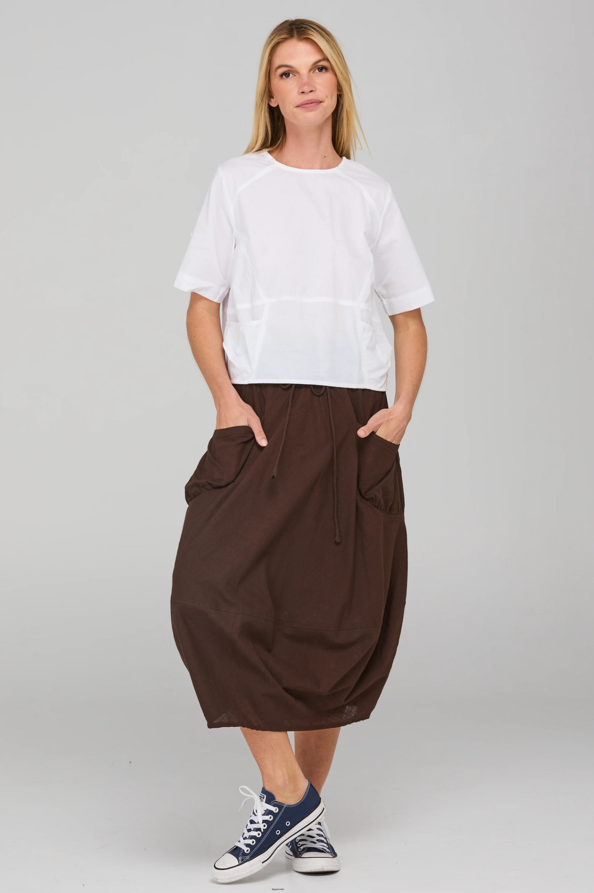 Boom Shankar Guru Skirt in Ground Coffee