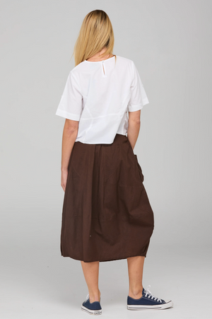 Boom Shankar Guru Skirt in Ground Coffee