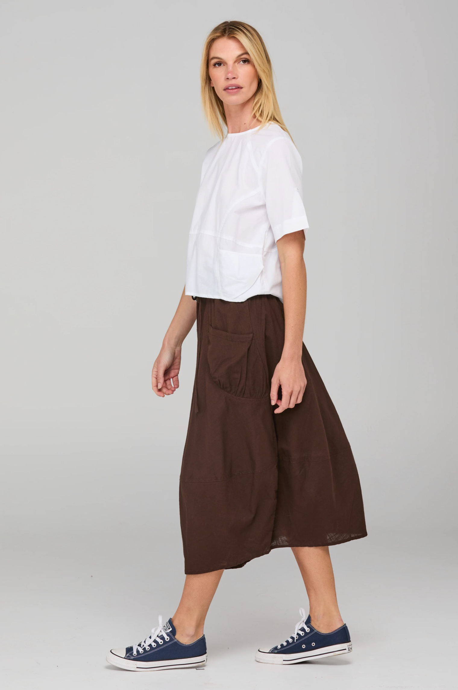 Boom Shankar Guru Skirt in Ground Coffee