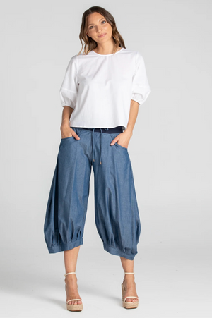 Boom Shankar Guru pants in Chambray