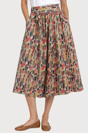 JJ Sisters Vikky Skirt in Paint Swatches