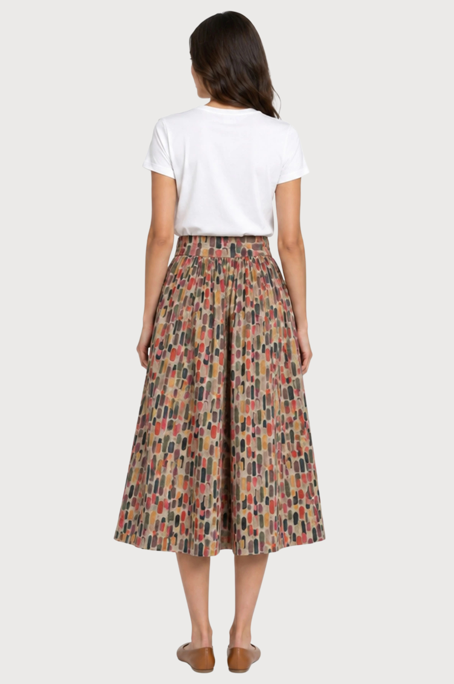 JJ Sisters Vikky Skirt in Paint Swatches