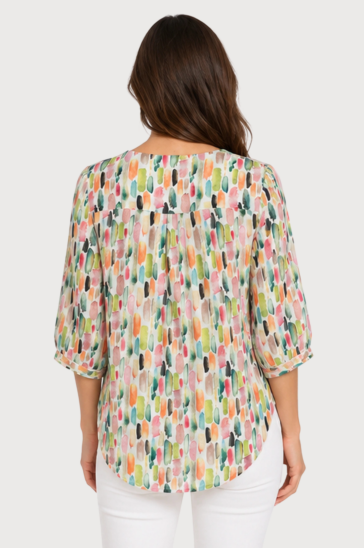 JJ Sisters Willow Swiss Cotton Top in Paint Swatches