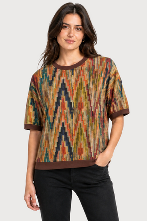 JJ Sisters Palette Swiss Cotton Top in Multi