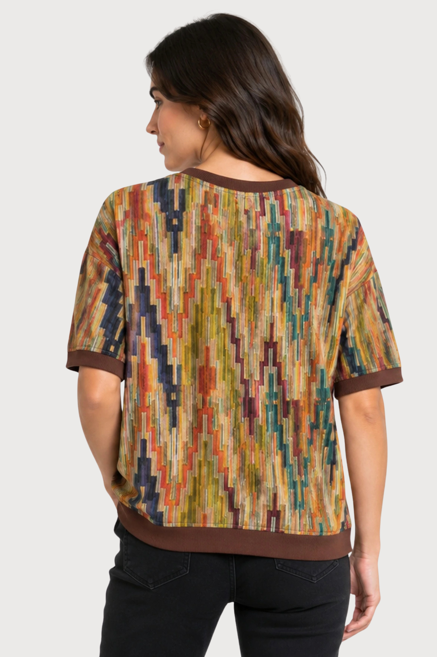 JJ Sisters Palette Swiss Cotton Top in Multi