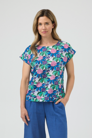 CAKE Vicky Round Neck Top in Portea