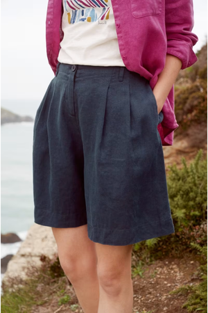 Seasalt Clover Bloom Shorts in Maritime