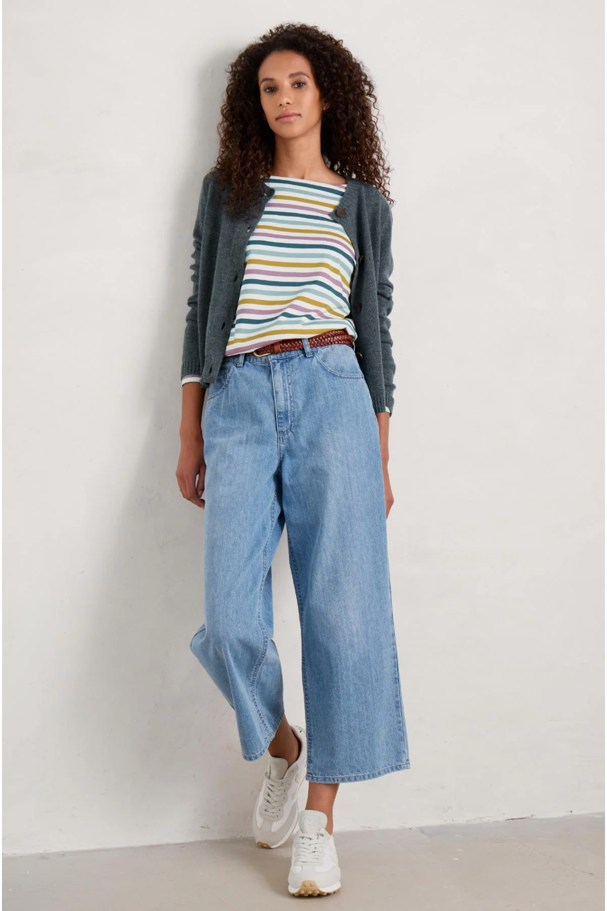 Seasalt Sailor Top in Quad Mini Cornish Chalk Verbena