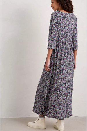 Seasalt Maggie Dress in Floral Moor Maritime