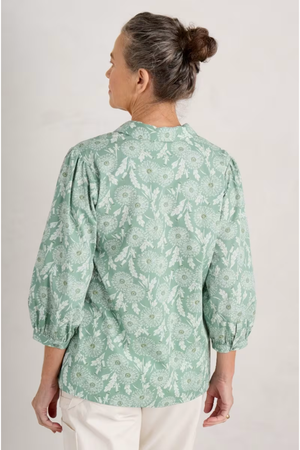 Seasalt Hope Cottage Blouse in Dandelion Seed  Rosemary