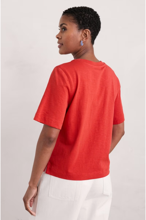 Seasalt Copseland T-Shirt-in Tomato