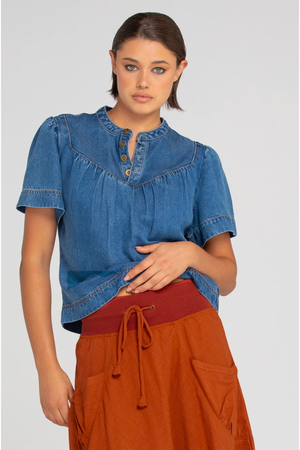 Boom Shankar Guru Skirt in Mecca Orange