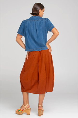 Boom Shankar Guru Skirt in Mecca Orange