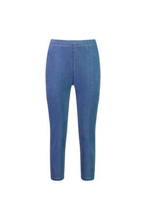 Vassalli Skinny Leg 7/8 Pull On in Light Denim