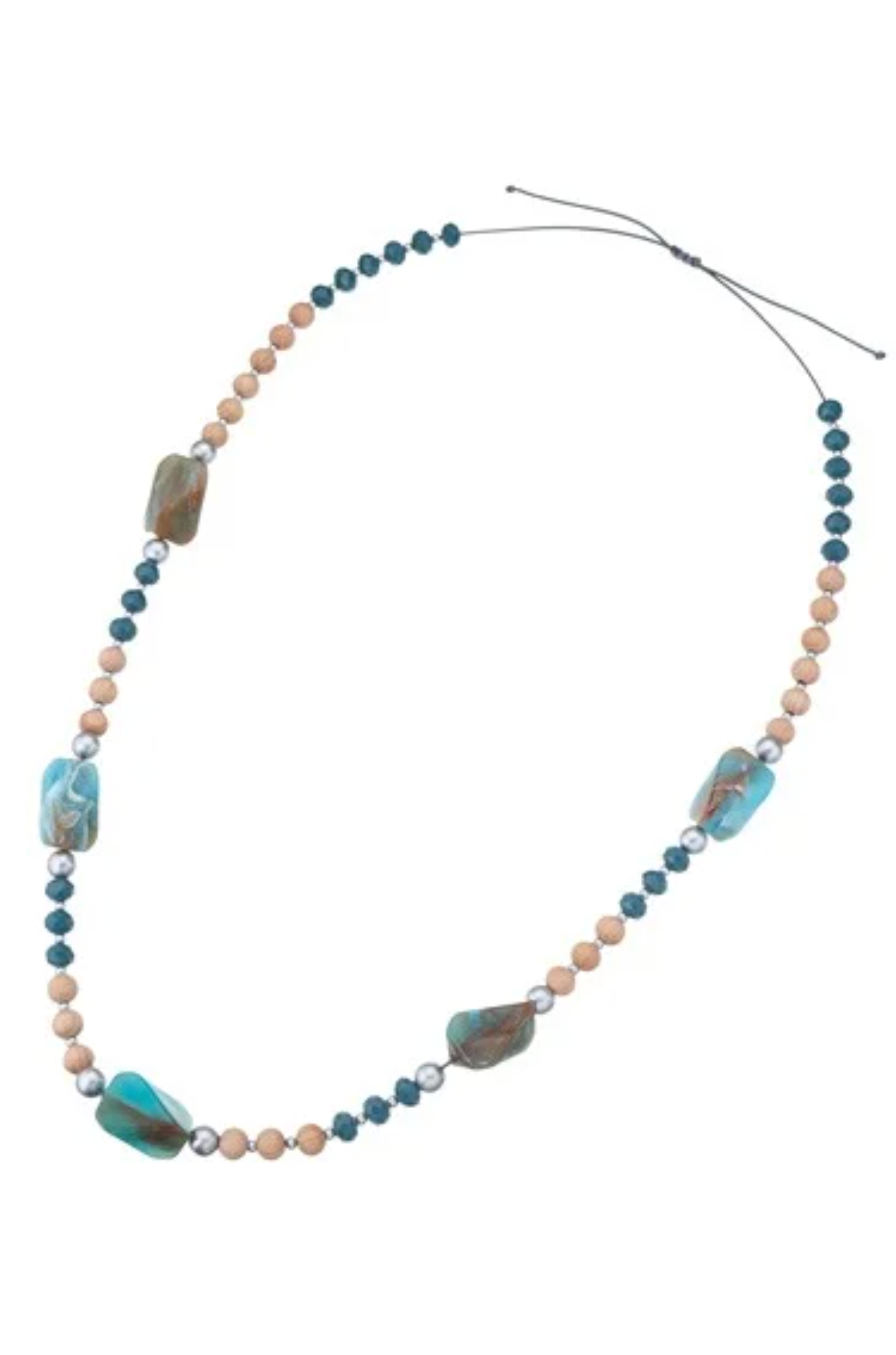 Blue Scarab Aqua Zen Necklace