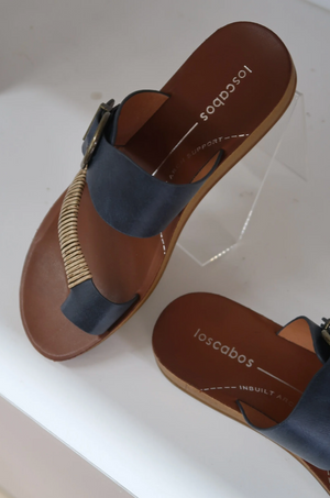 loscabos Bria Sandal in Navy