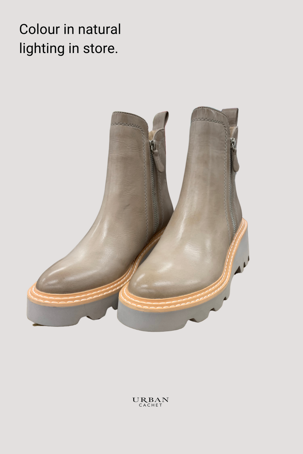 EOS Footwear Bae Boot in Stone