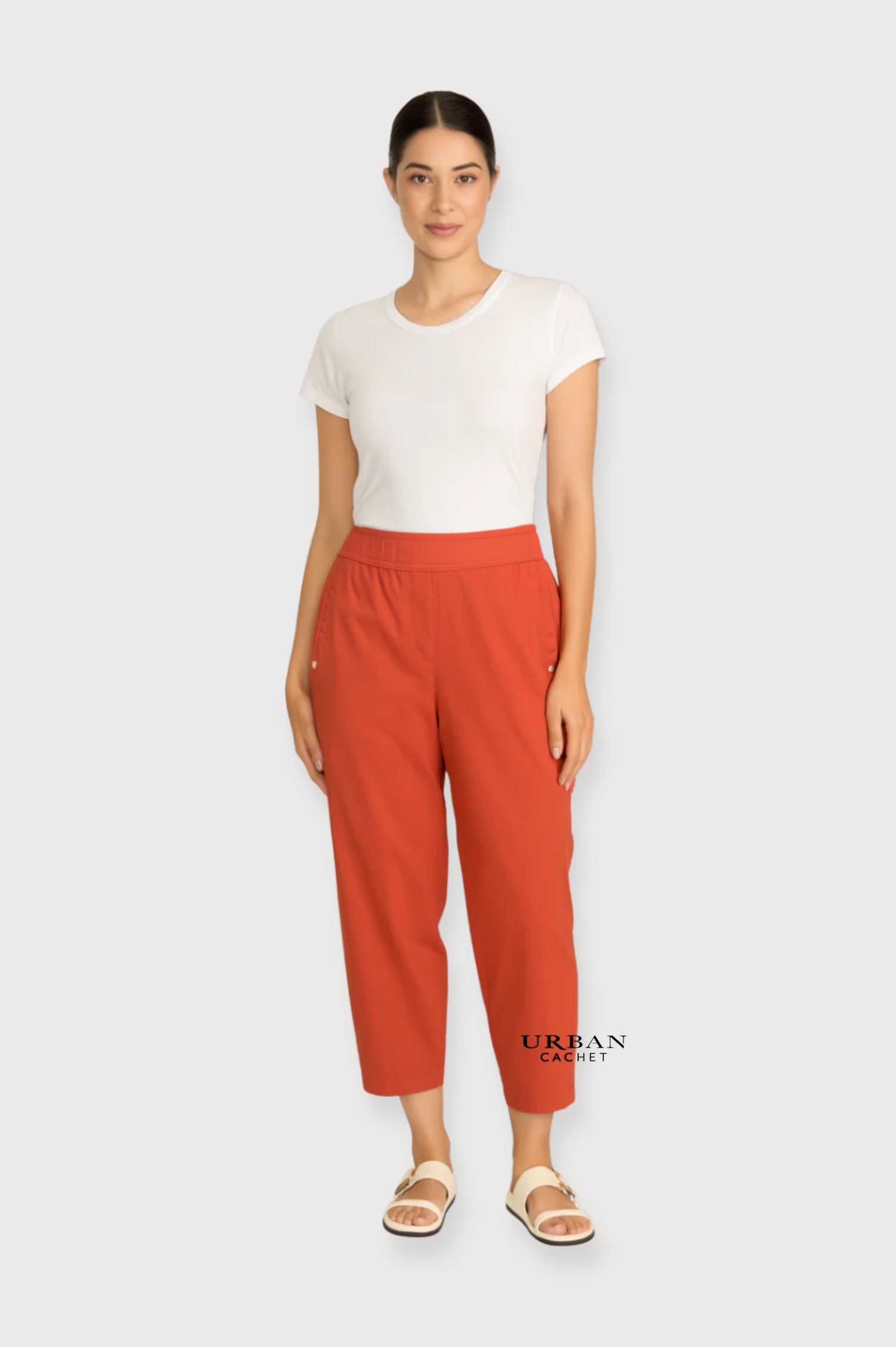 Foil Pump It Up Trapeze Pant in Bosa Nova