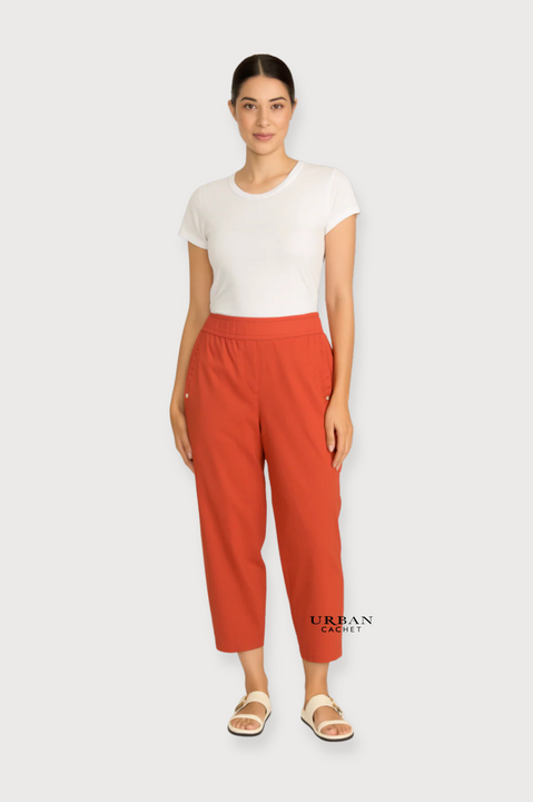 Foil Pump It Up Trapeze Pant in Bosa Nova