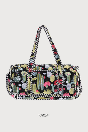 CYC Cactus Velvet Weekender in Black