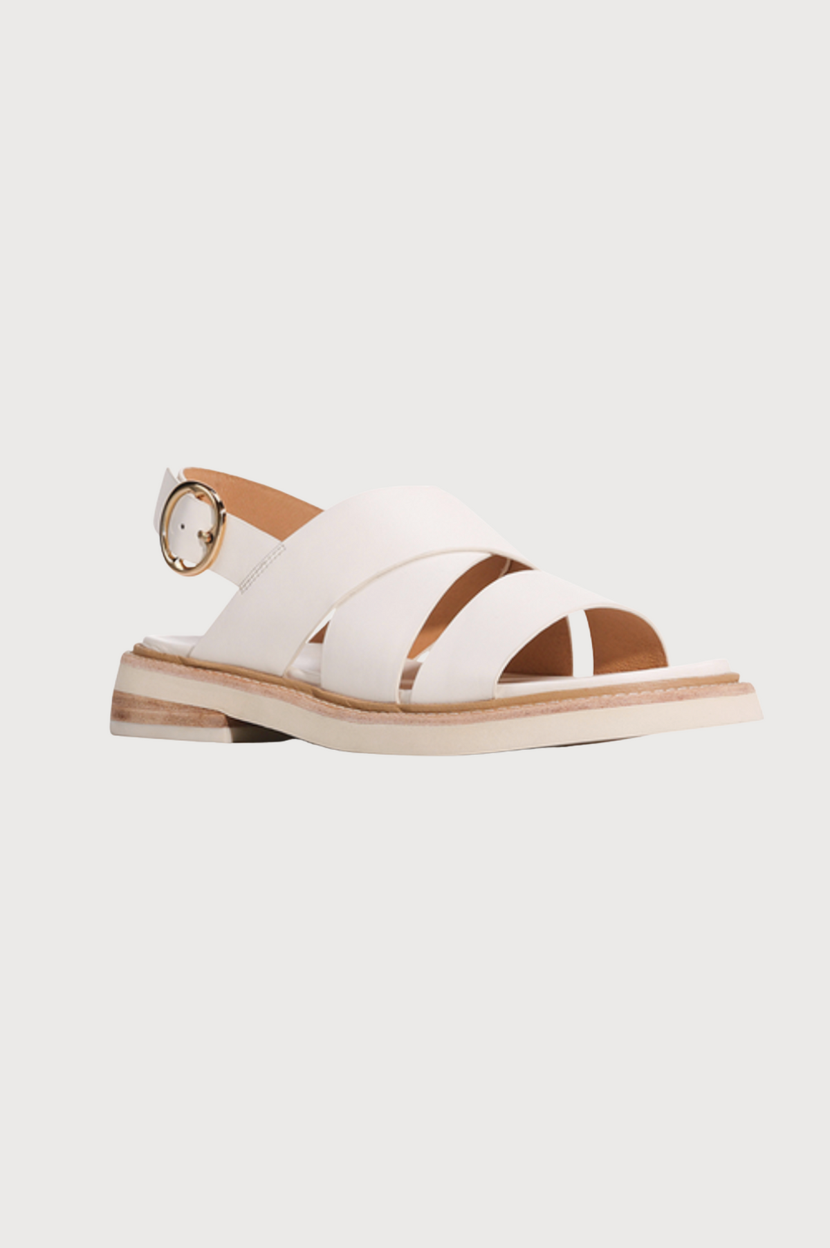 EOS Footwear Starlet Sandal in Bone Leather
