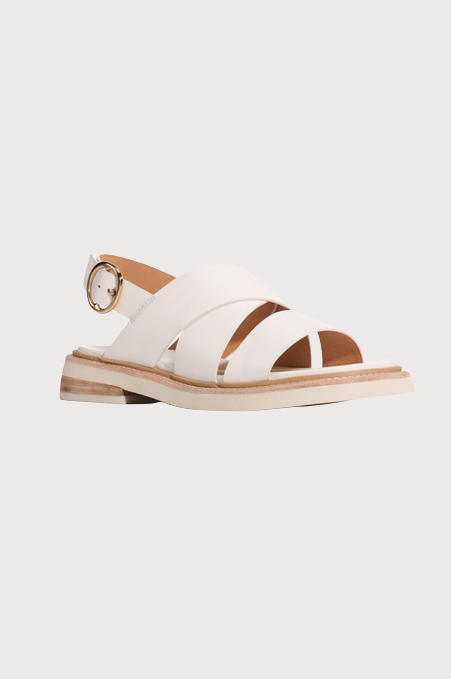 EOS Footwear Starlet Sandal in Bone Leather