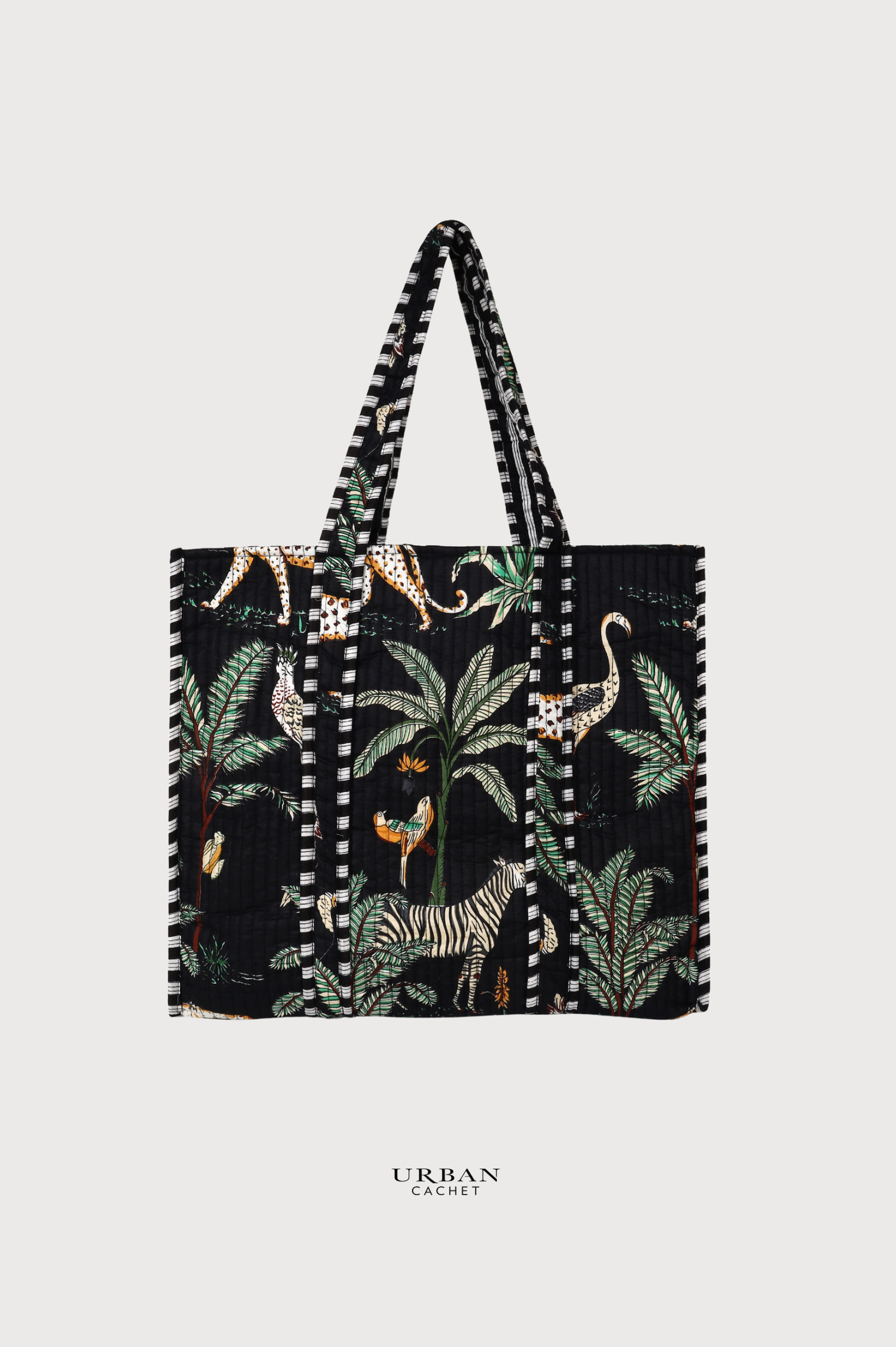 CYC Jungle Cotton Tote in Black
