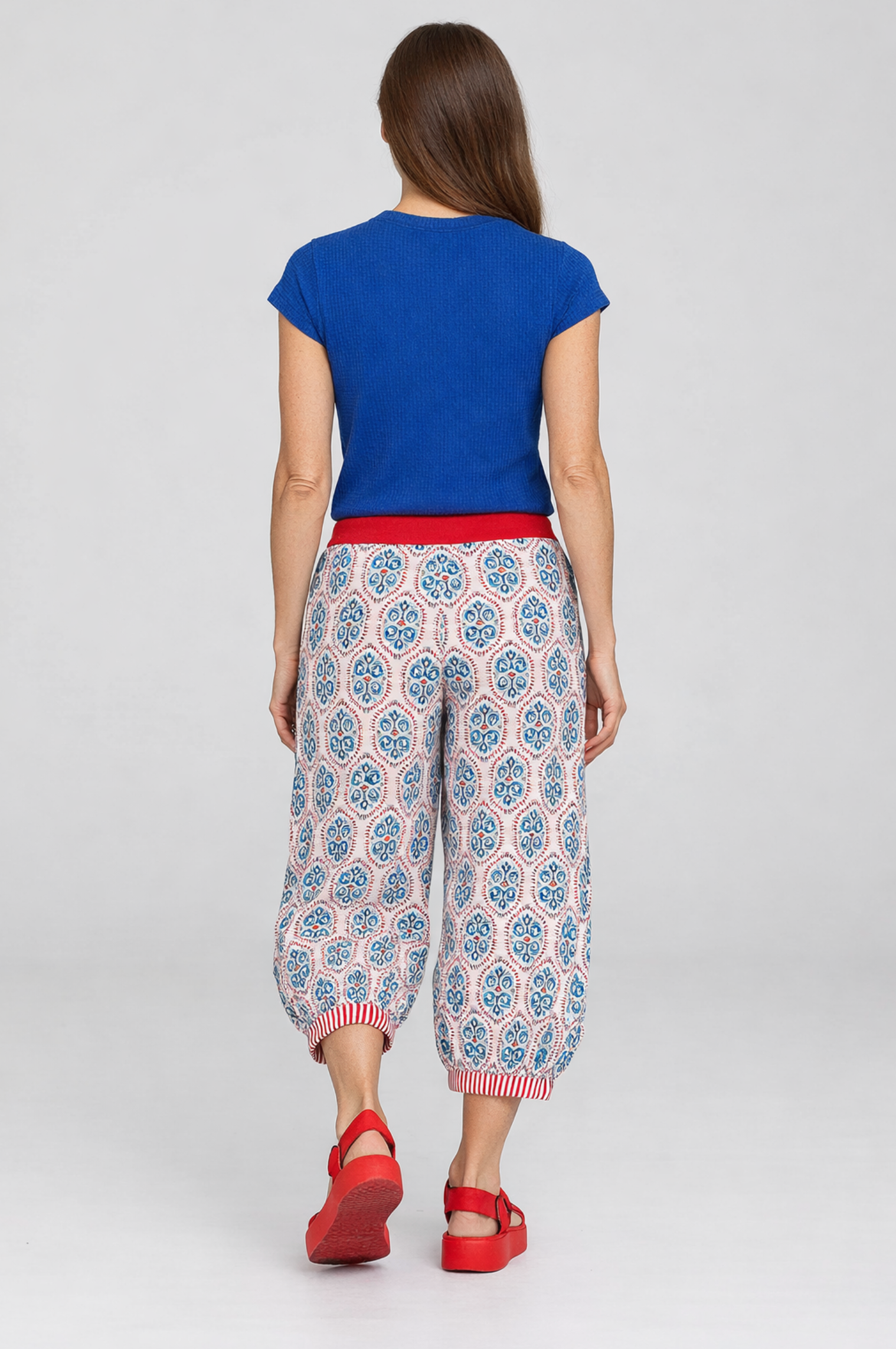 Boom Shankar Cuba Guru Pant in Emilia White