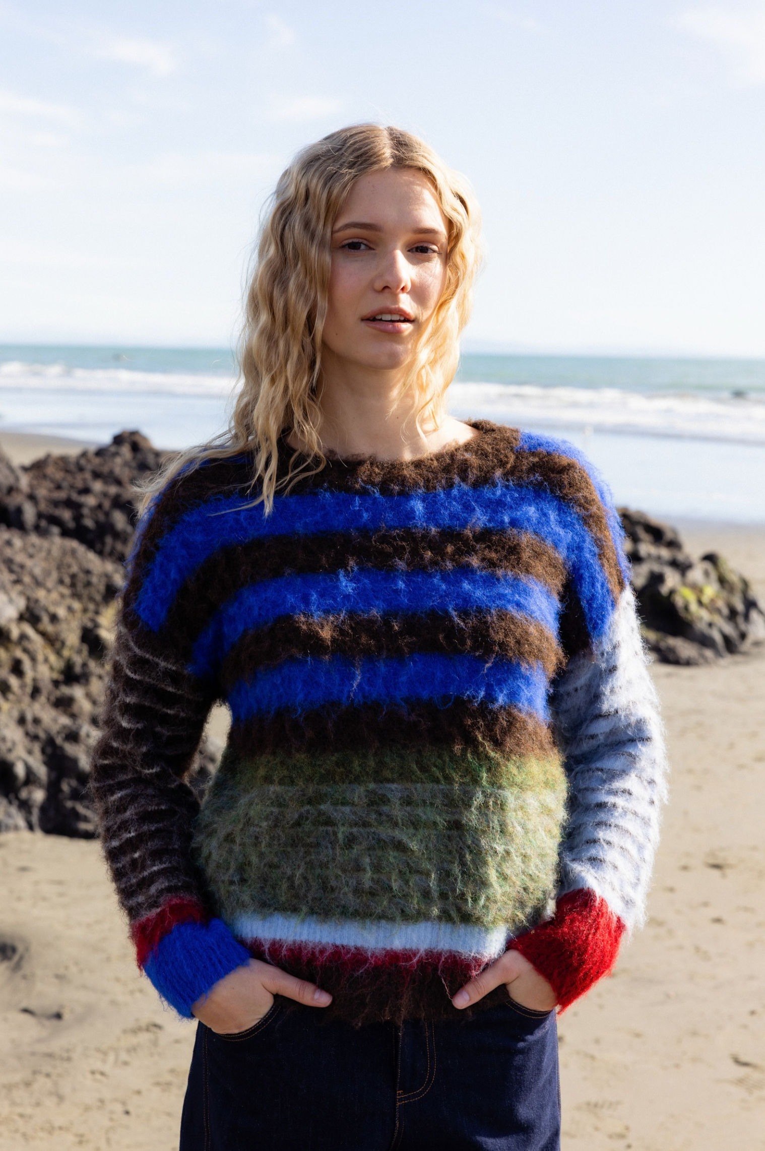 Neris Pop Art Jumper in Electric Mix