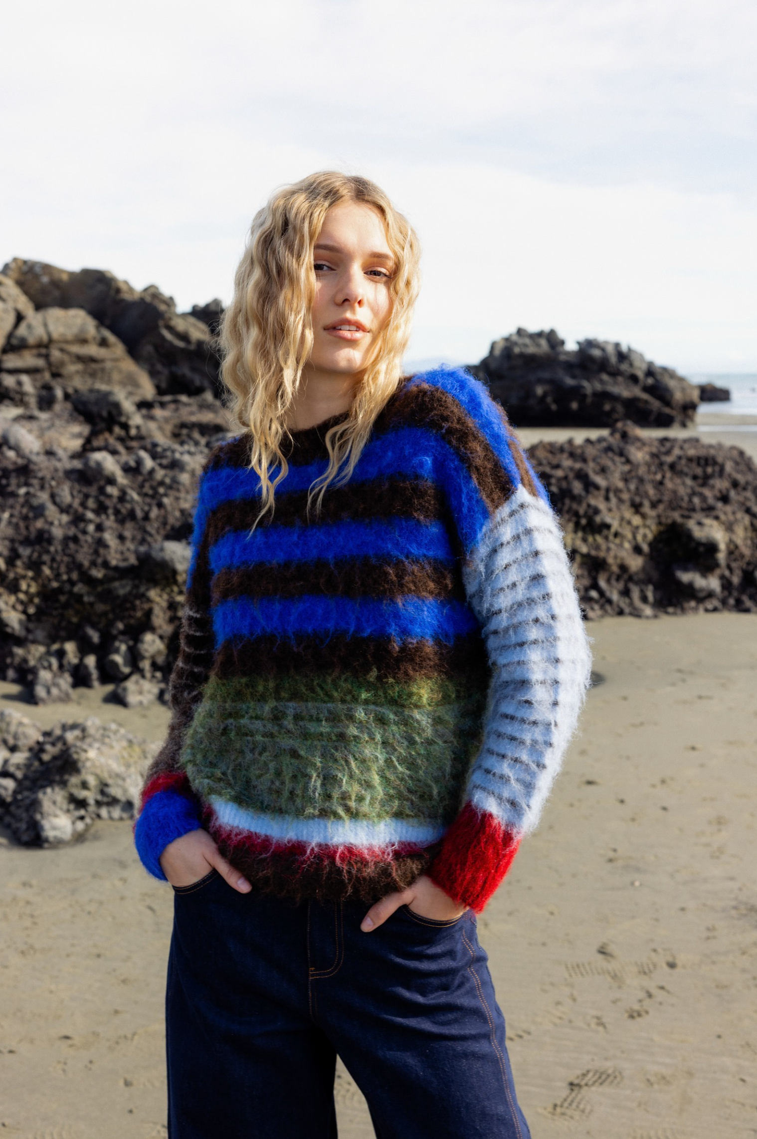 Neris Pop Art Jumper in Electric Mix