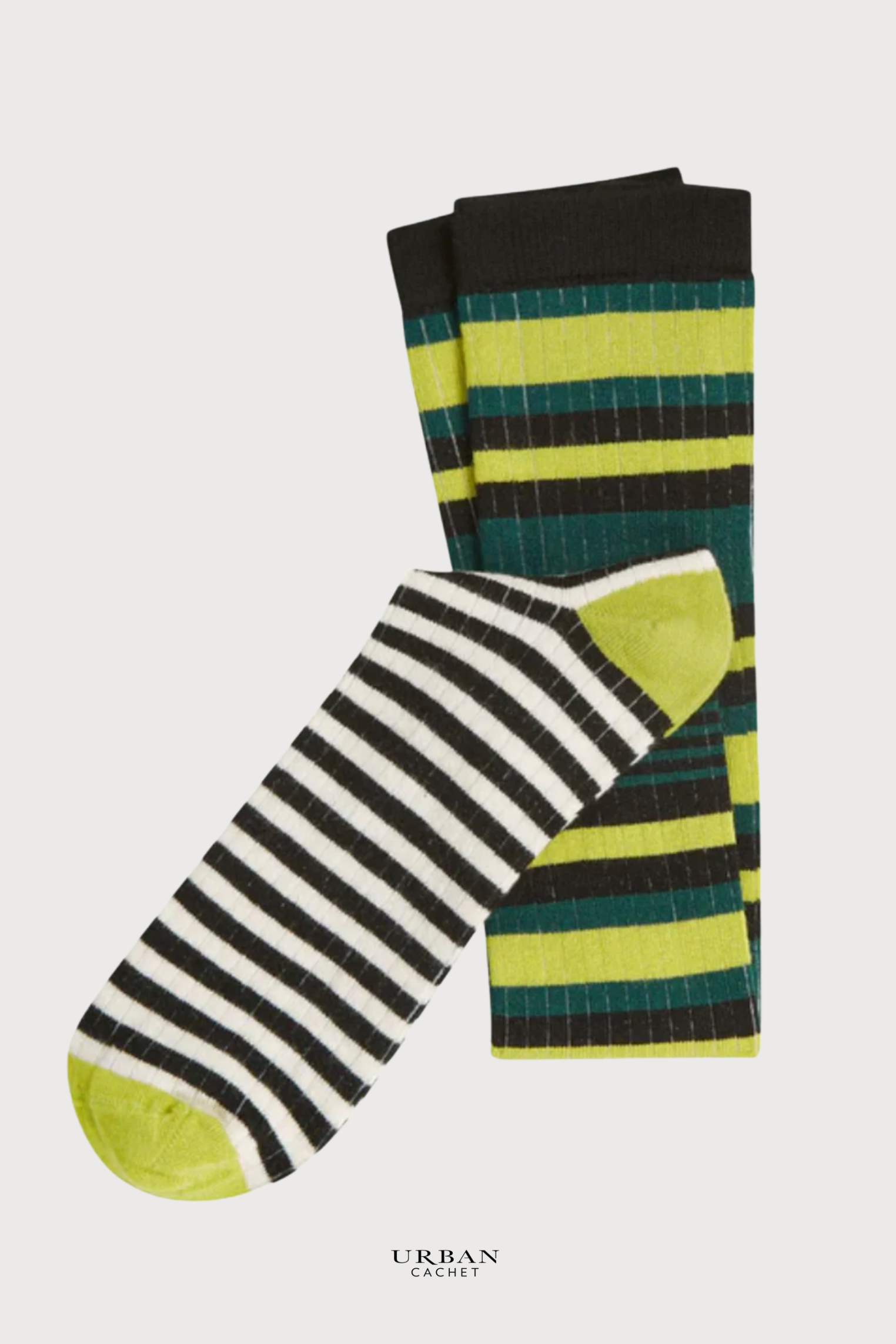 King Louie Knee Socks Tweak in Black