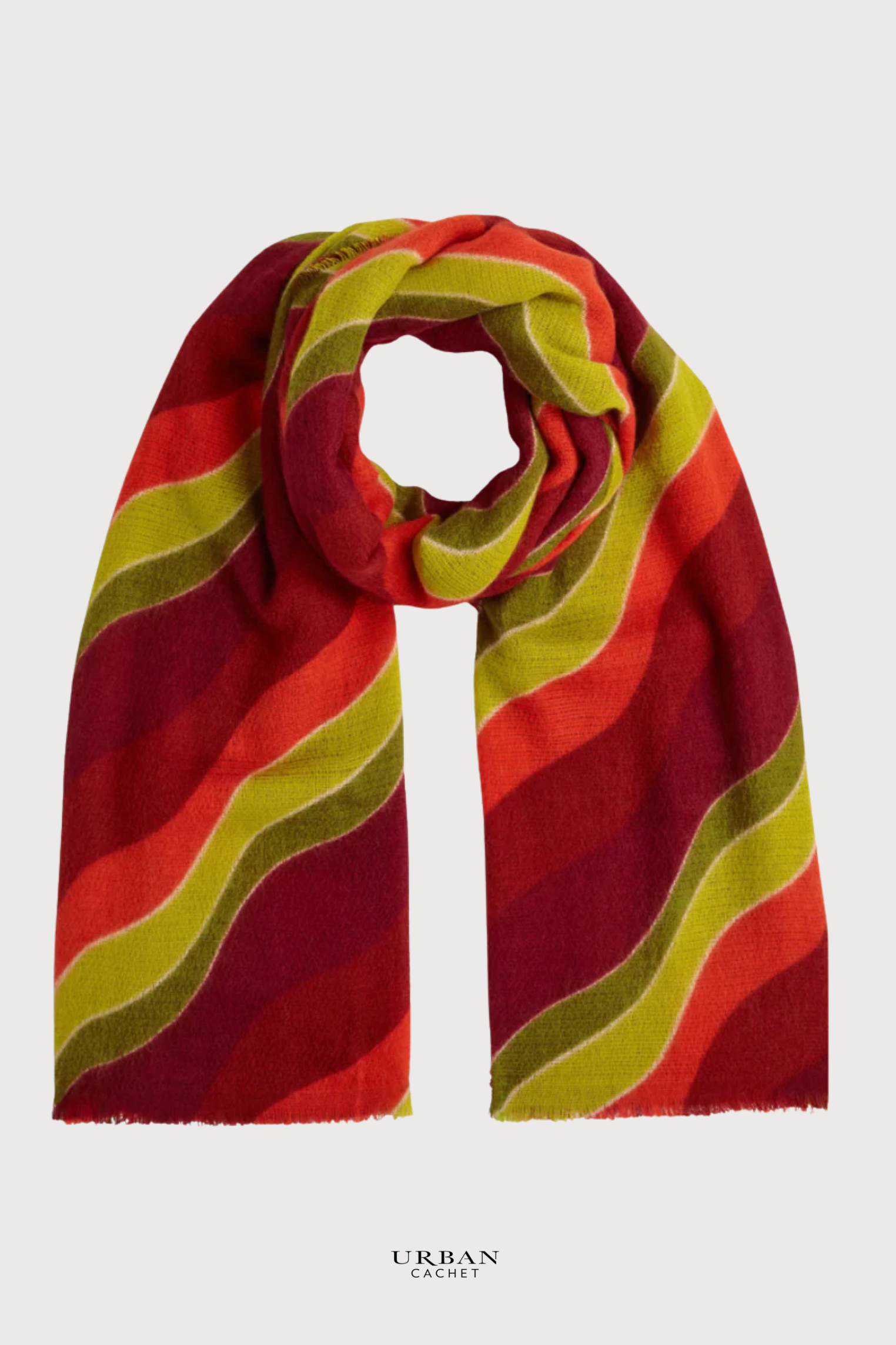King Louie Razzle Scarf in Rio Red