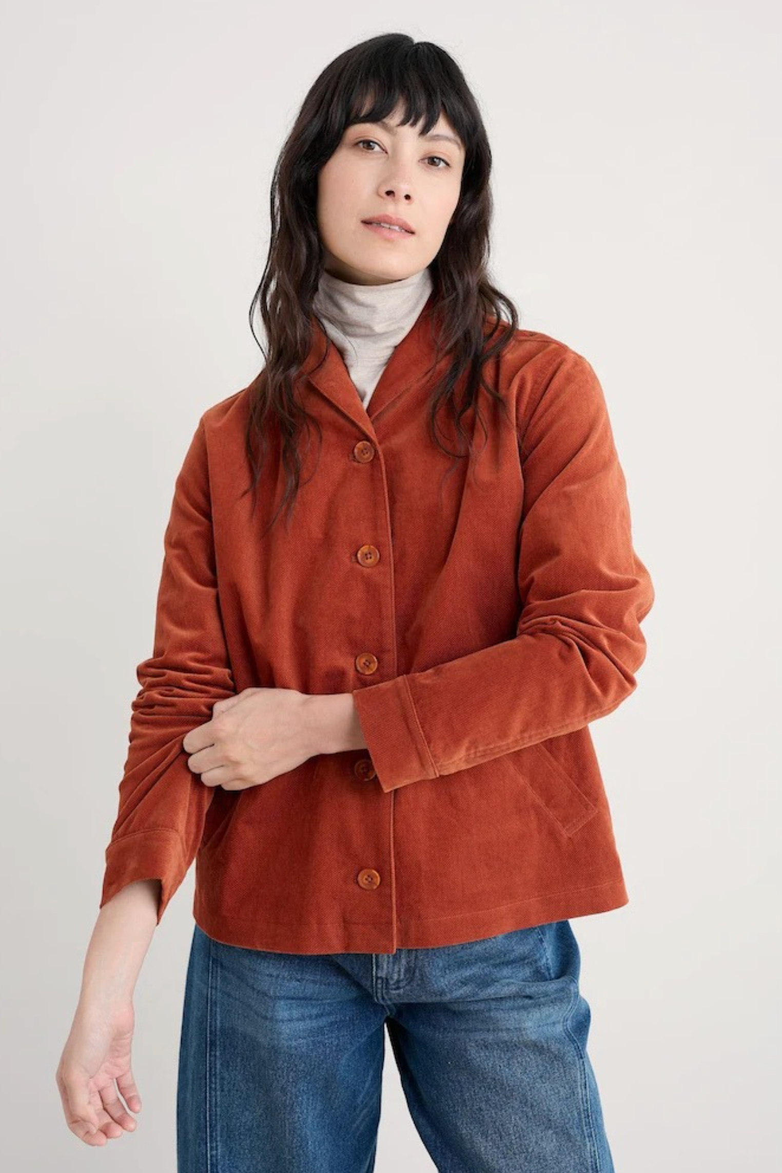 Seasalt Cornwall Brightwork Jacket in Terracotta