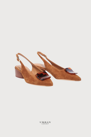 EOS Footwear Hatica Slide in Castania-Kidsuede