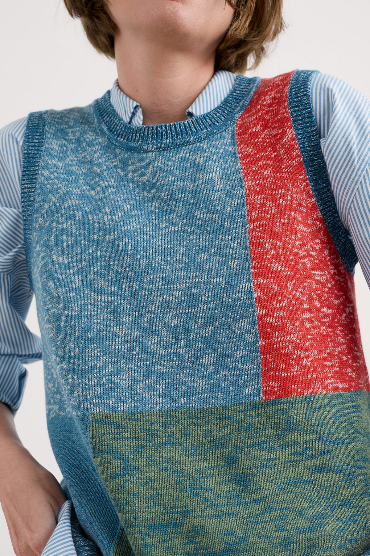 Seasalt Cornwall Morgana Vest in Tangle Wood Lagoon Multi