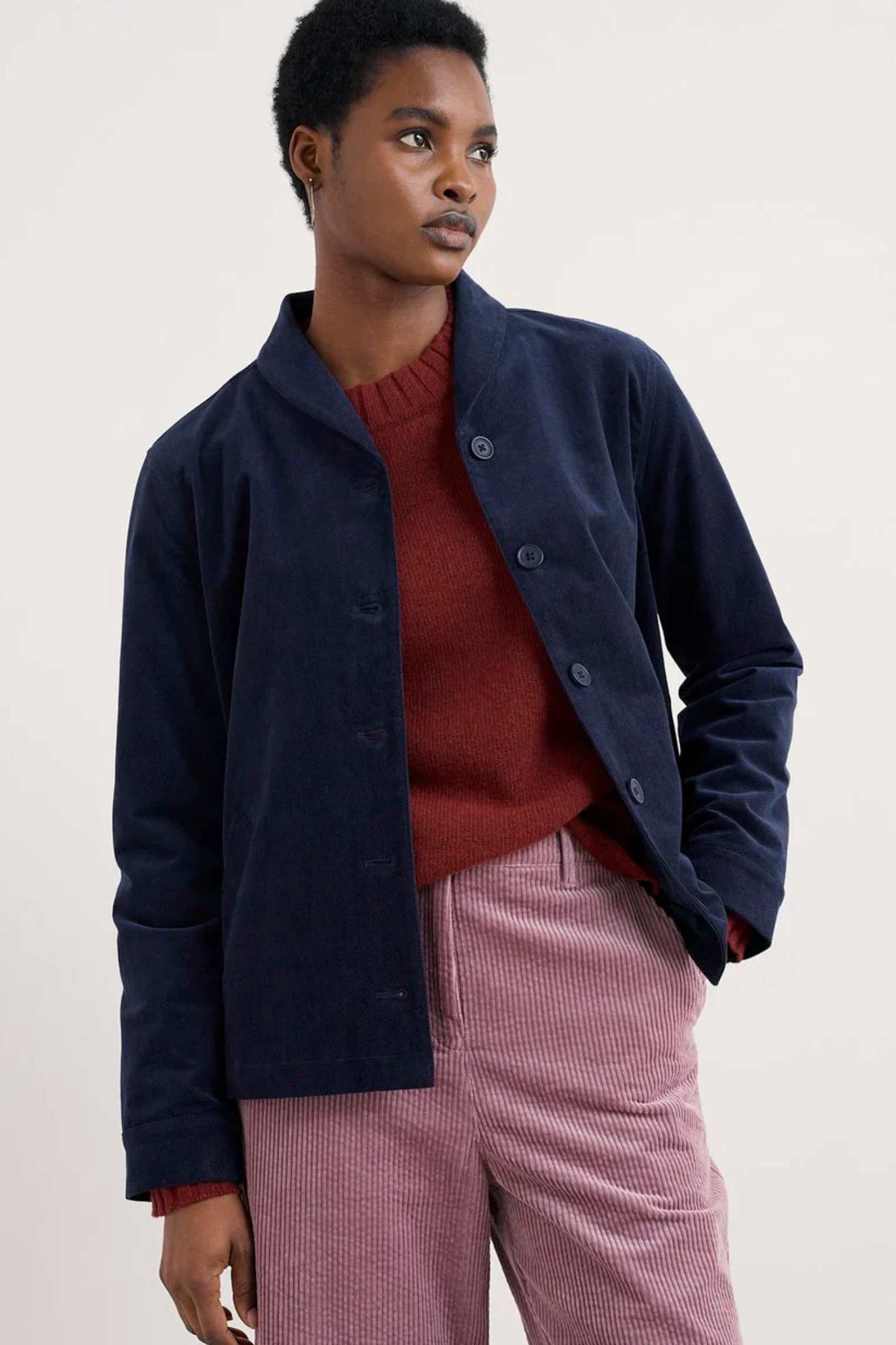 Seasalt Cornwall Brightwork Jacket in Maritime