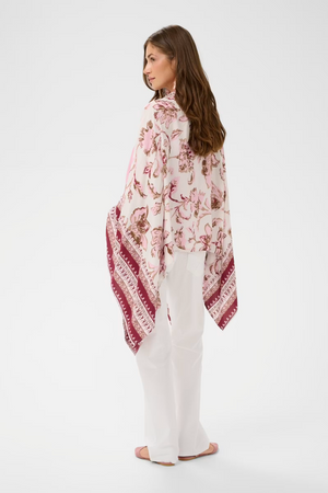 Cream Clothing Kamoil Kimono in Pink Flower
