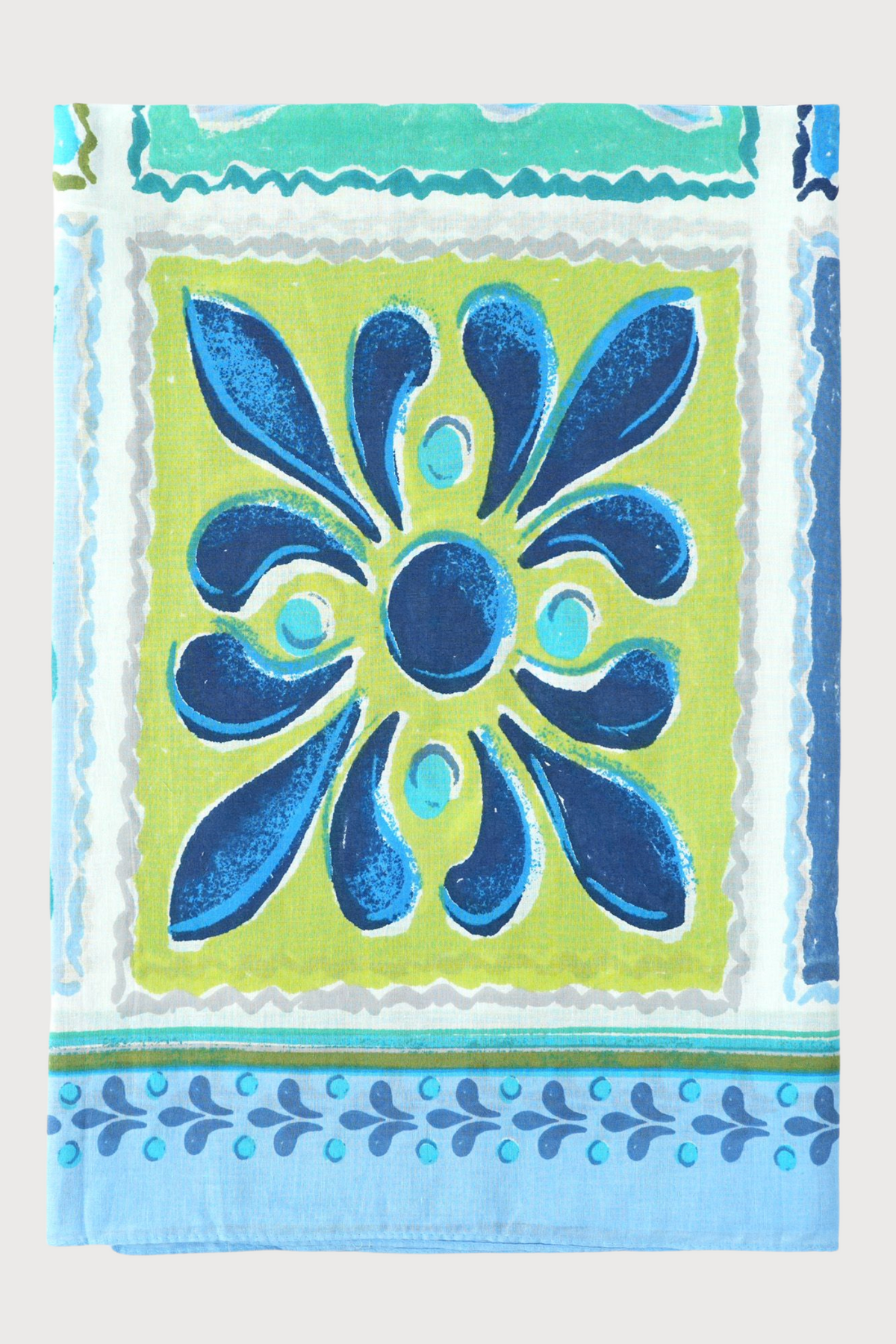 Enhance Accessories Freeme Blue Scarf 100% Cotton
