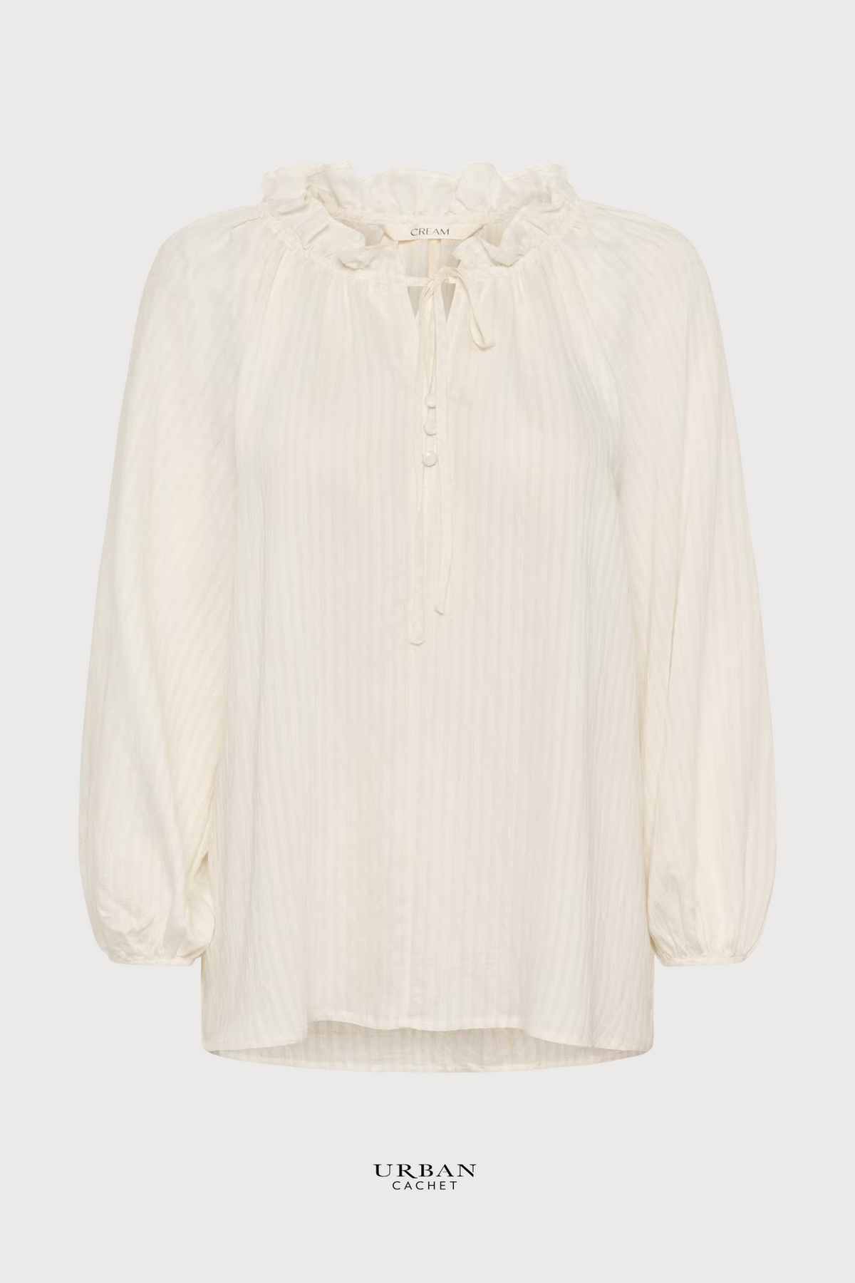 Cream Clothing Oma Blouse in Whisper White